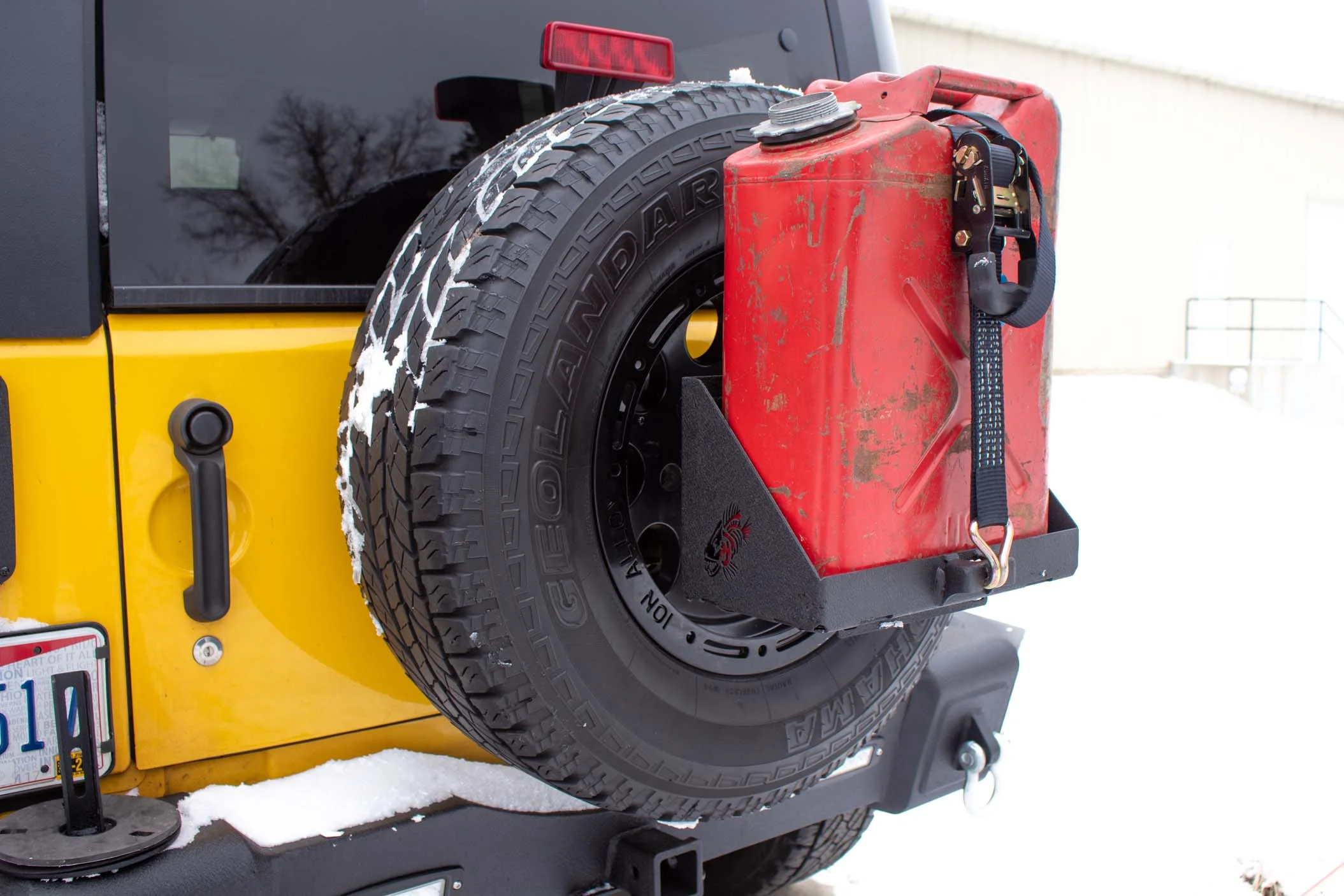Fishbone Offroad Spare Tire Jerry Can Mount FB21276 - Image 8