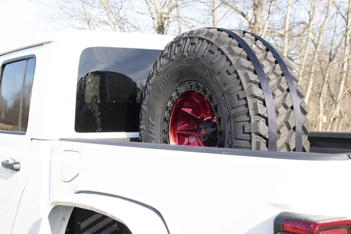 Fishbone Offroad Universal In-Bed Tire Carrier FB21301 - Image 7