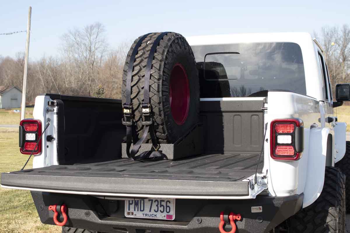 Fishbone Offroad Universal In-Bed Tire Carrier FB21301 - Image 8