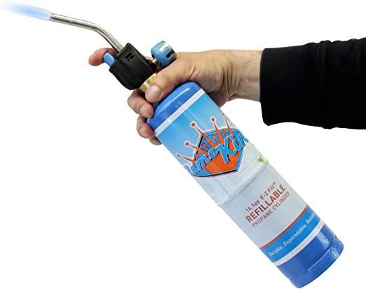 Flame King 2 Pack Eco Friendly Sustainable 1lb Refillable Propane Tank Welding LP Cylinder 14.1 - Image 4