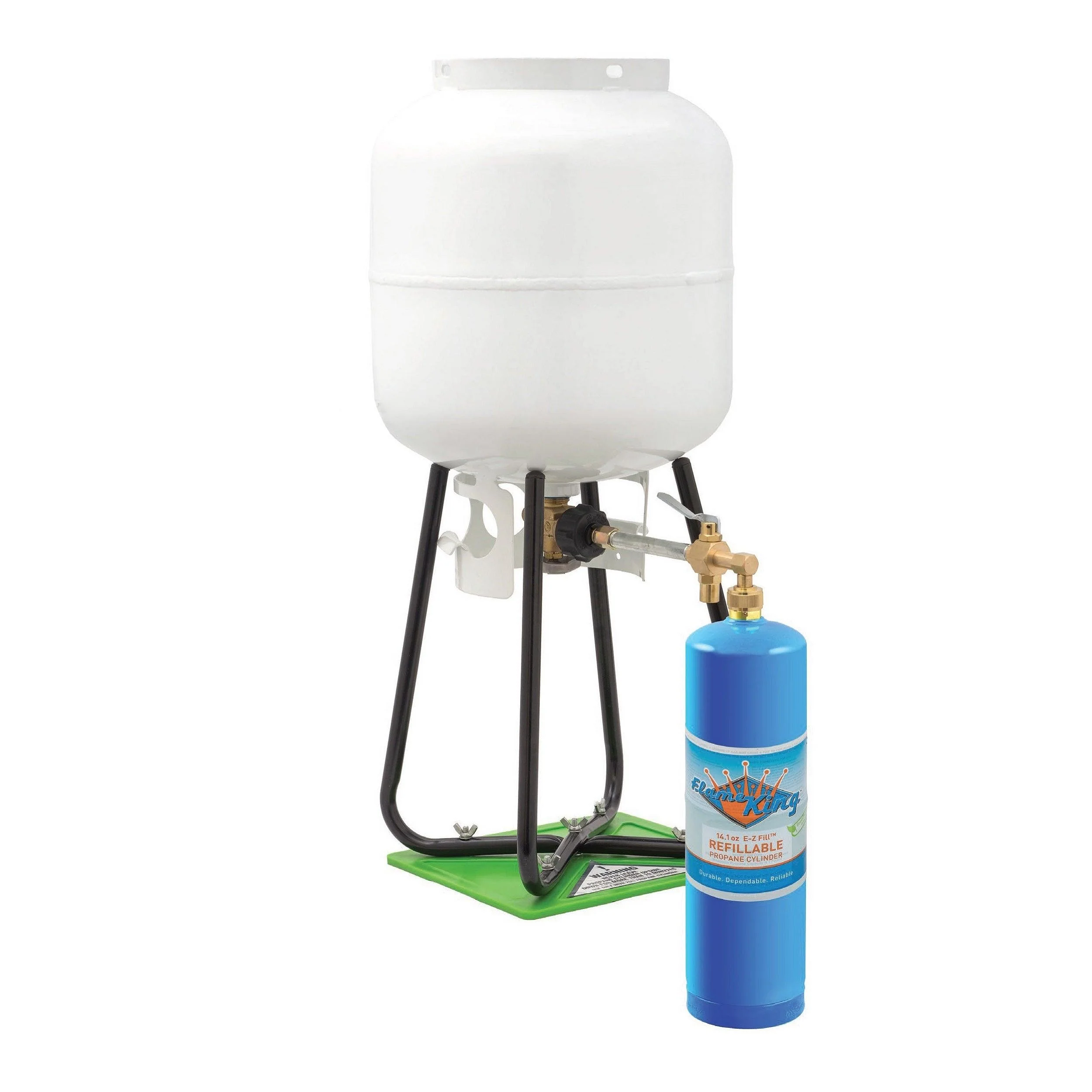 Flame King 2 Pack Eco Friendly Sustainable 1lb Refillable Propane Tank Welding LP Cylinder 14.1 - Image 5