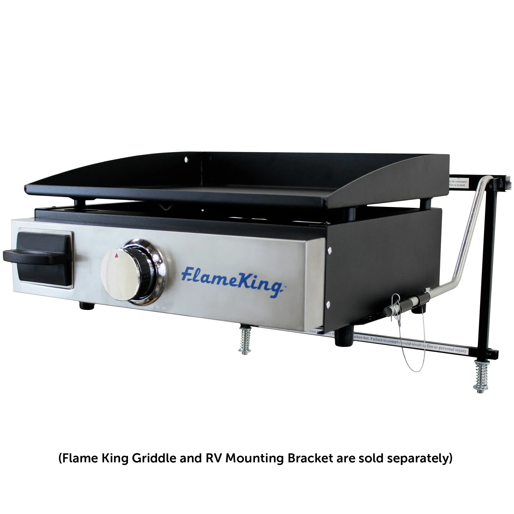Flame King Bracket for Tabletop Griddles Connects via Leg Screws - Image 4