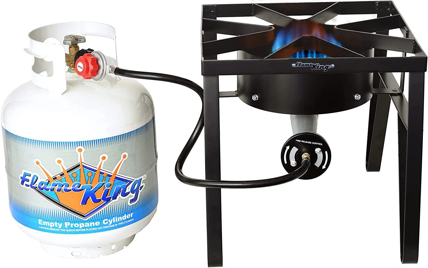 Flame King Heavy Duty 200,000 BTU Propane Gas Single Burner Cooker - Image 8