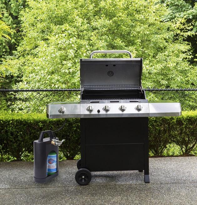 Flame King ProBoost Dual 1LB Propane Tank Carrier - Image 8