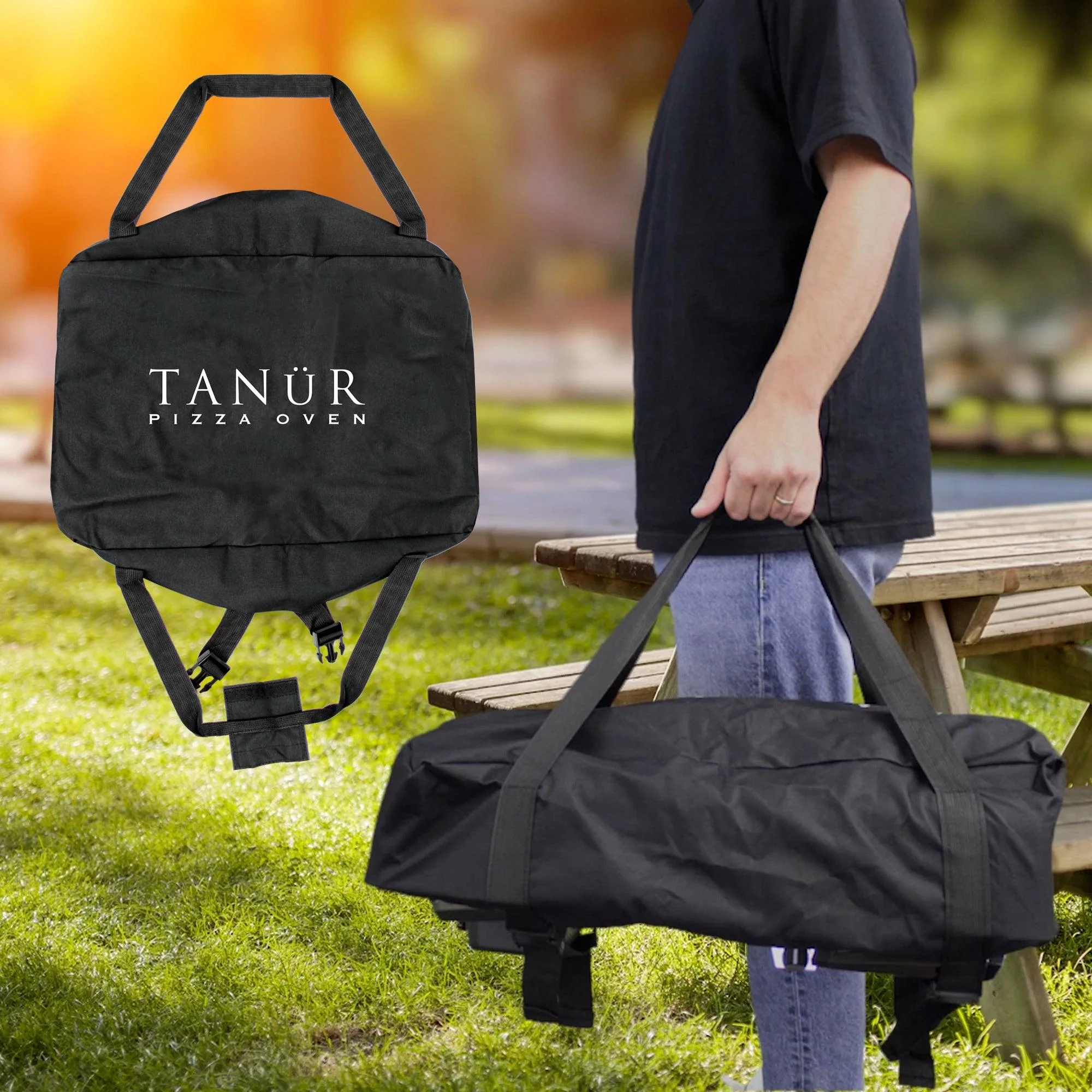 Flame King Propane 12-inch Tanur Pizza Oven Carry Cover Bag - Image 6