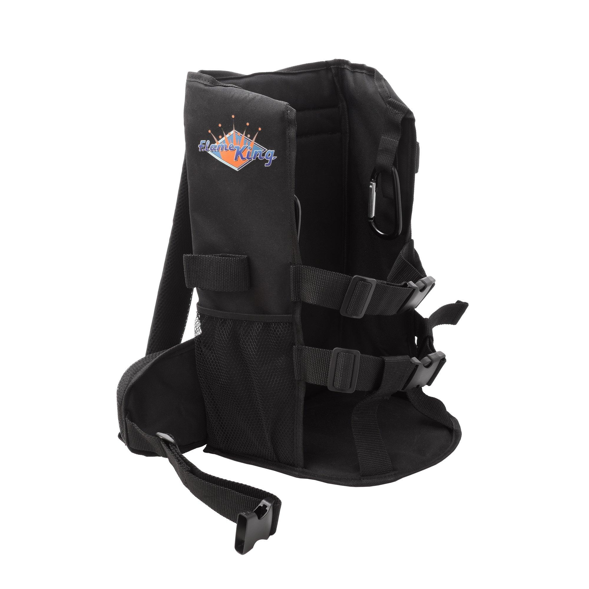 Flame King Propane Tank Backpack Carrier for 5lb or 10lb Cylinder For Weed Burner Torch - Image 6