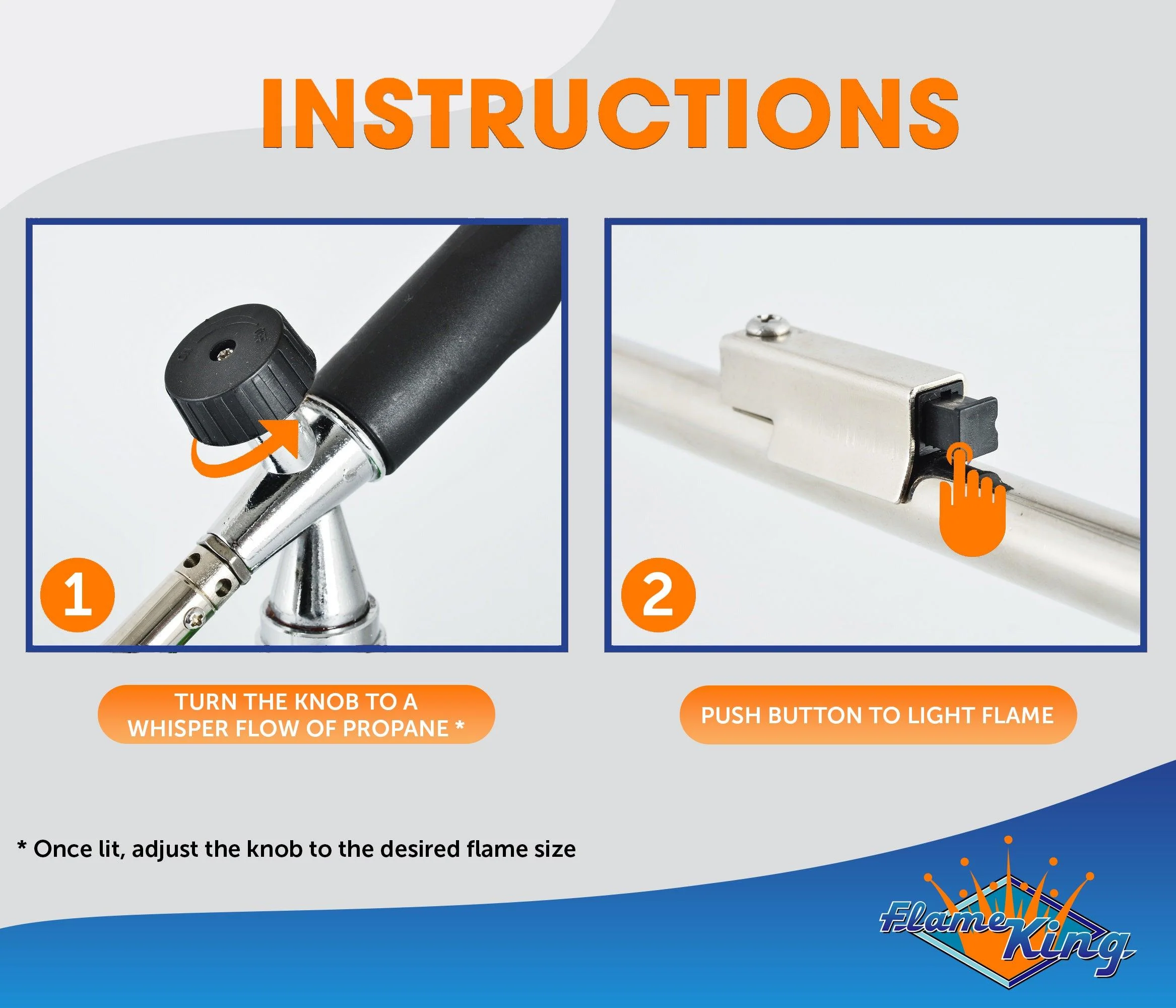 Flame King Propane Torch with Gas Ignitor - Image 7