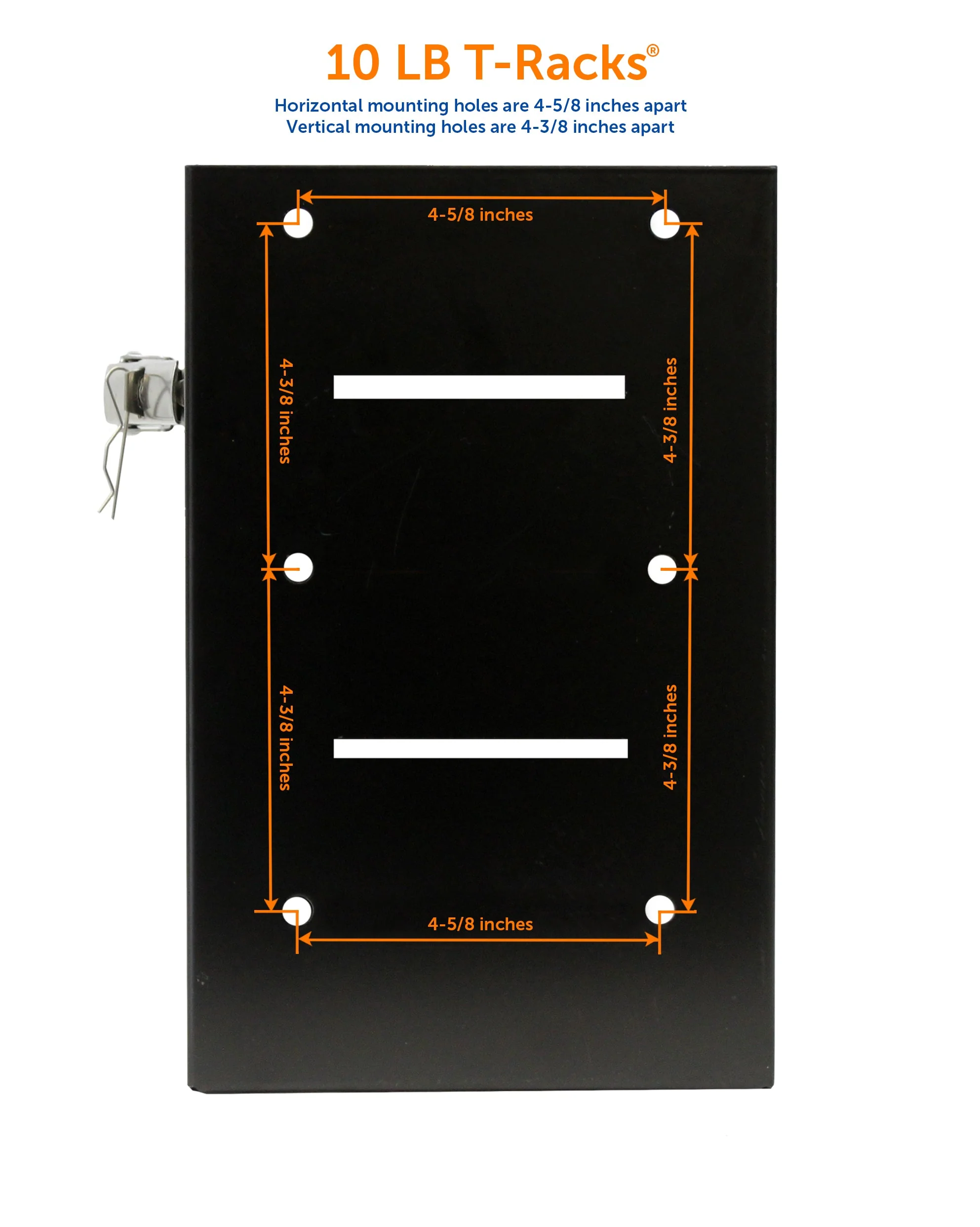 Flame King T-Racks 10lb Propane Tank Mounting Brackets Strap Campervan Overland Vehicles - Image 8