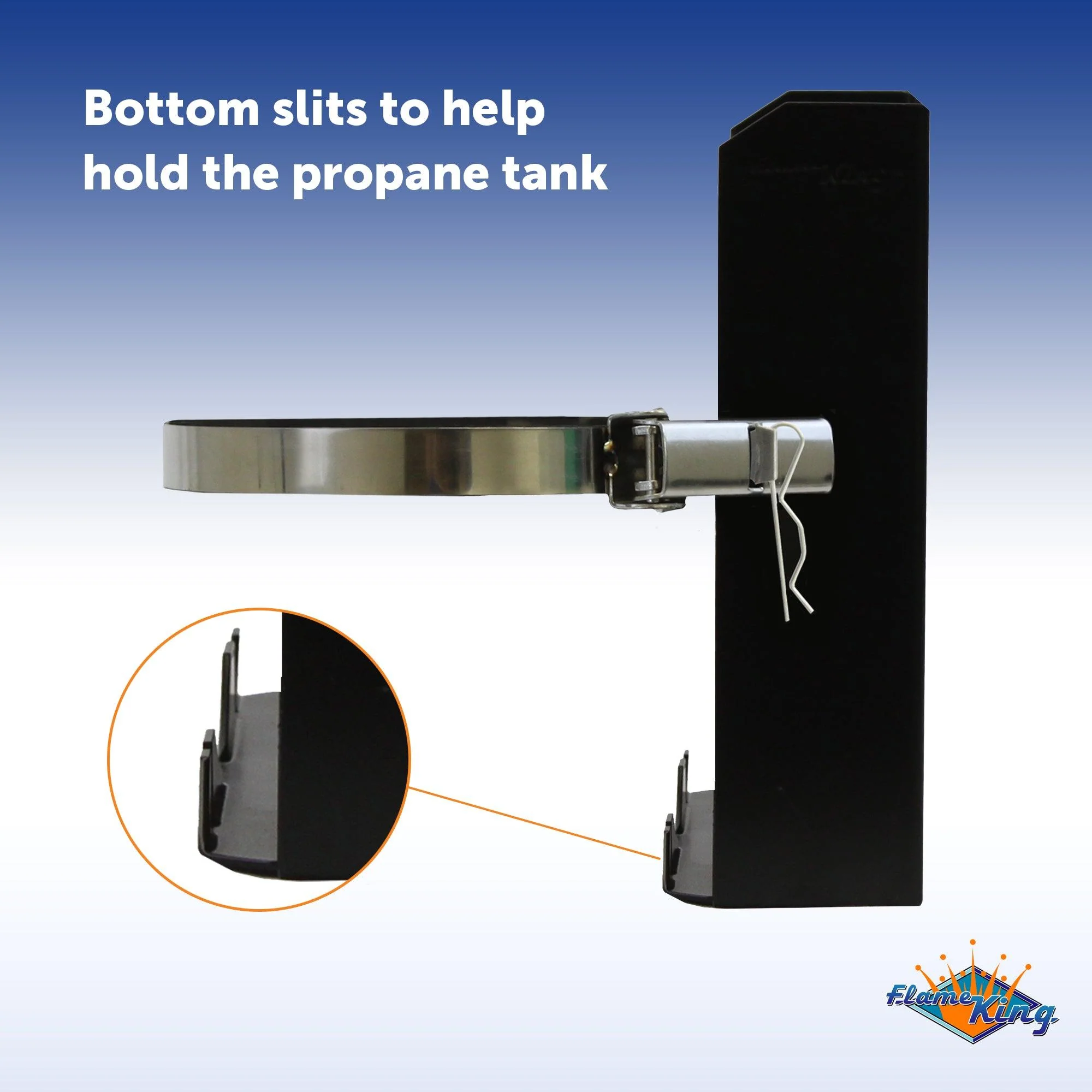 Flame King T-Racks 5lb Propane Tank Mounting Brackets Strap Campervan Overland Vehicles - Image 4