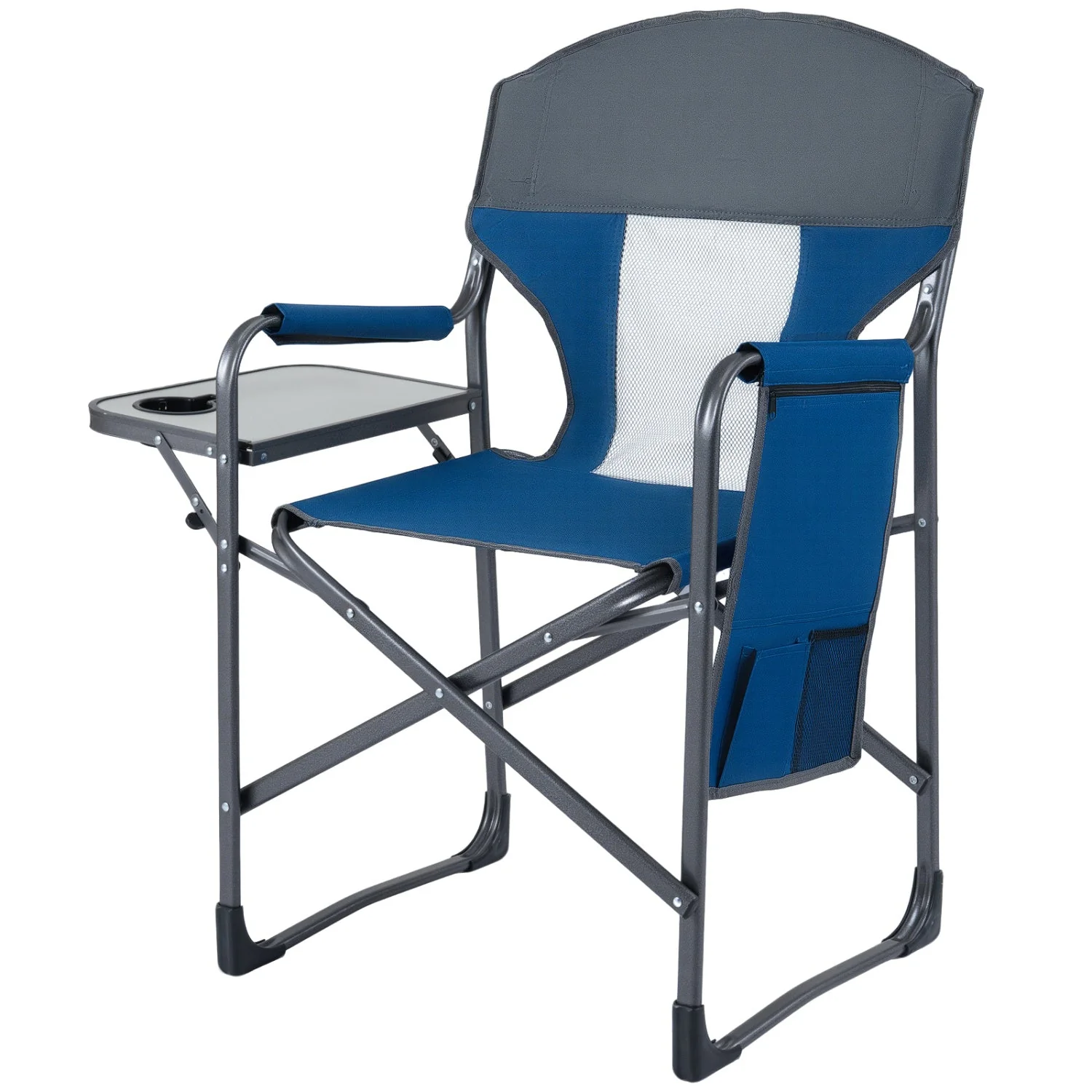 Folding Camping Chair with Cup Holder and Storage Pocket - Image 2