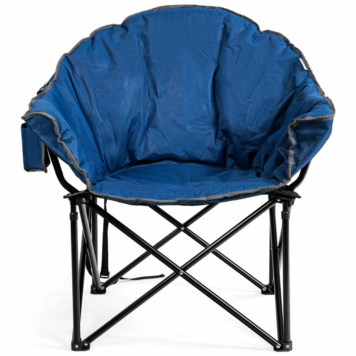 Folding Camping Moon Padded Chair with Carrying Bag - Image 11