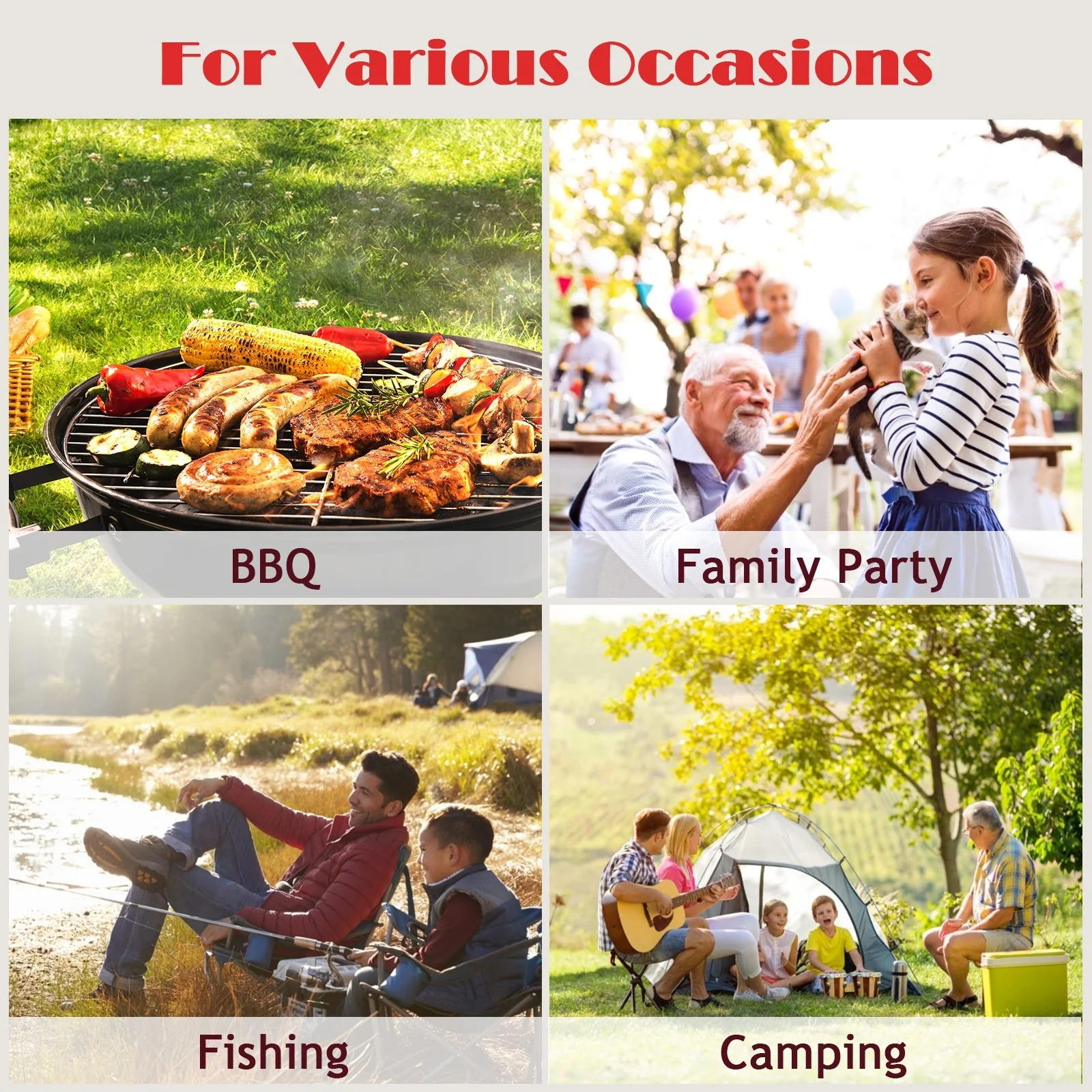 Folding Camping Table with Storage Organizer - Image 8