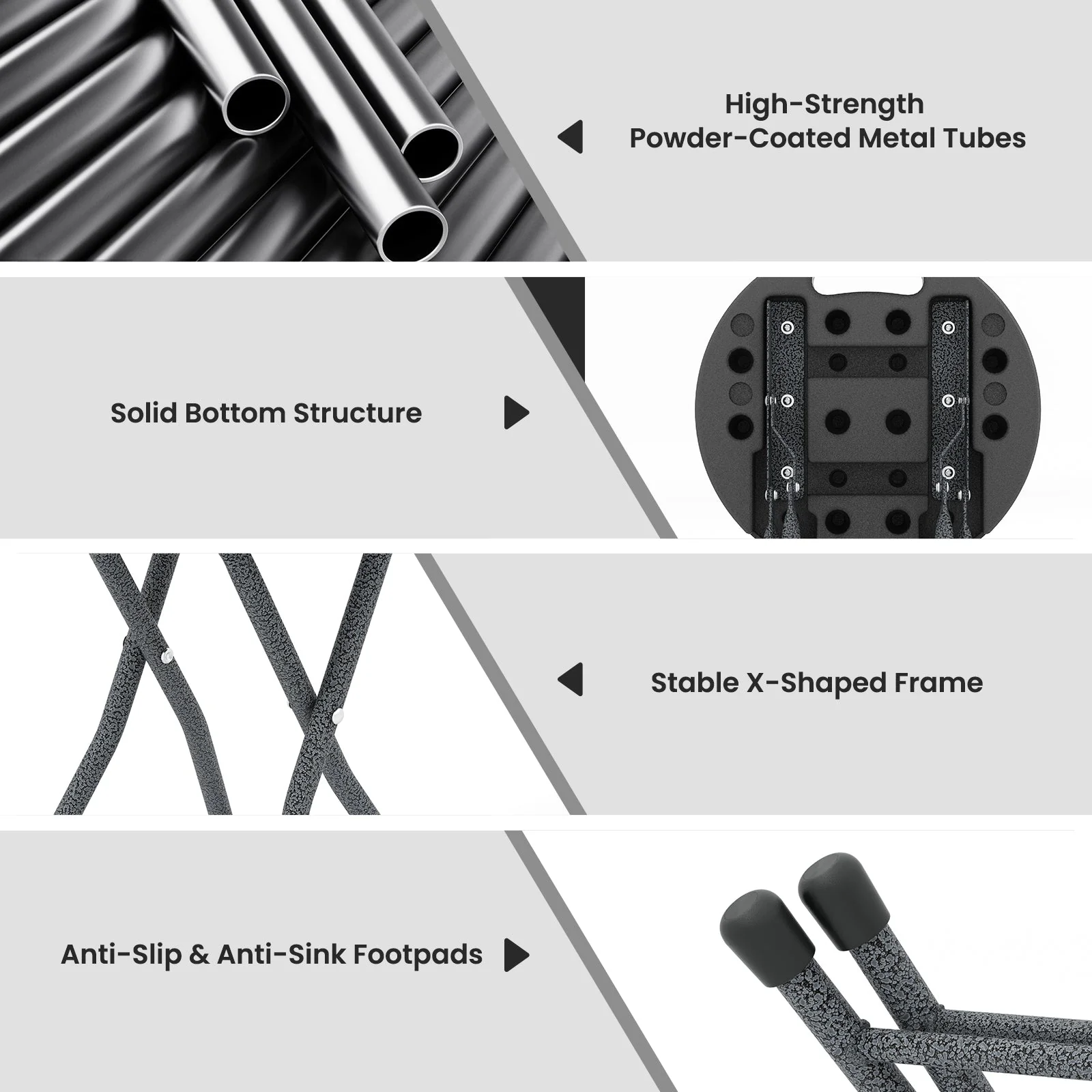 Folding Stool with Built-in Handle for Adults - Image 12