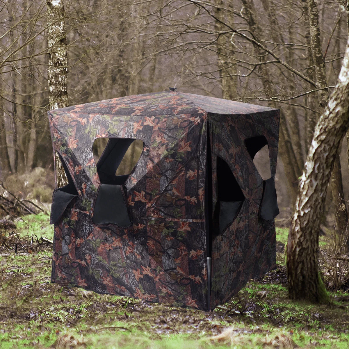 Ground Hunting Blind Portable Deer Pop Up Camo Hunter - Image 6