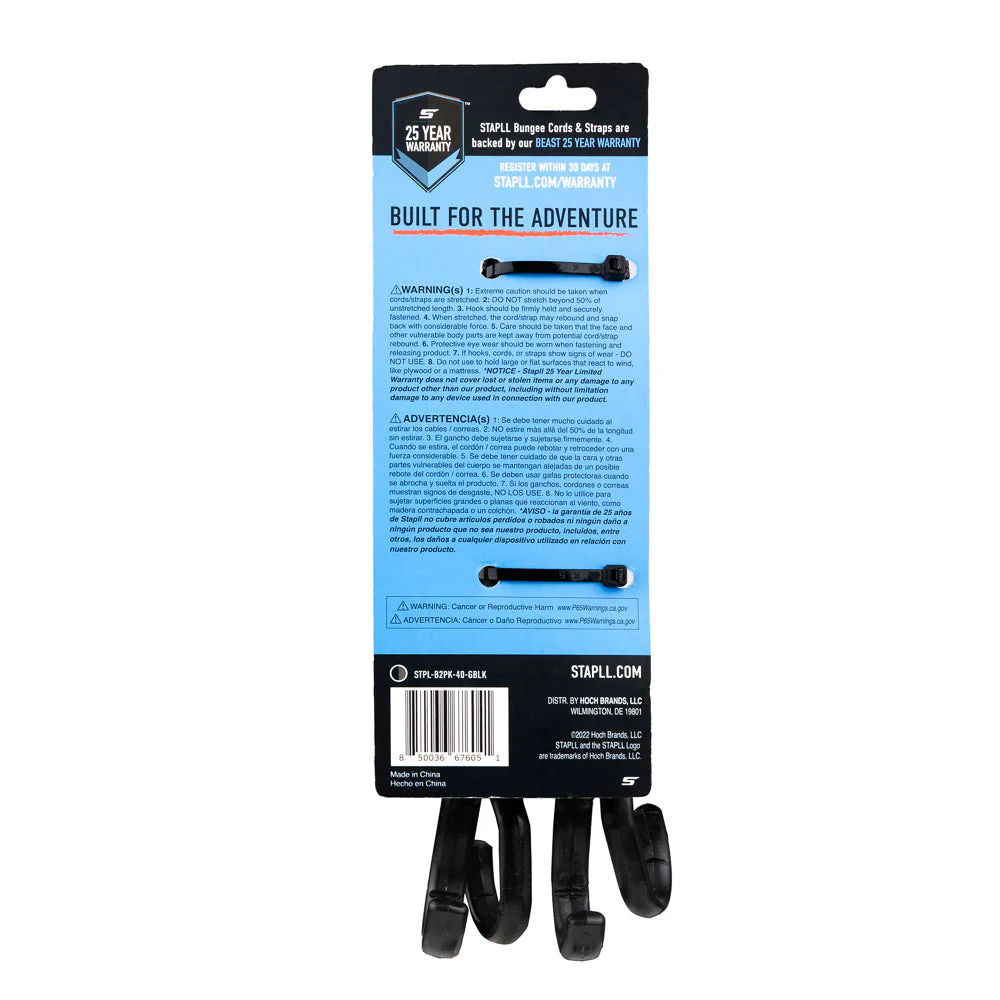 HD Adjustable Bungee Cord Set (2-Pack) - Image 3