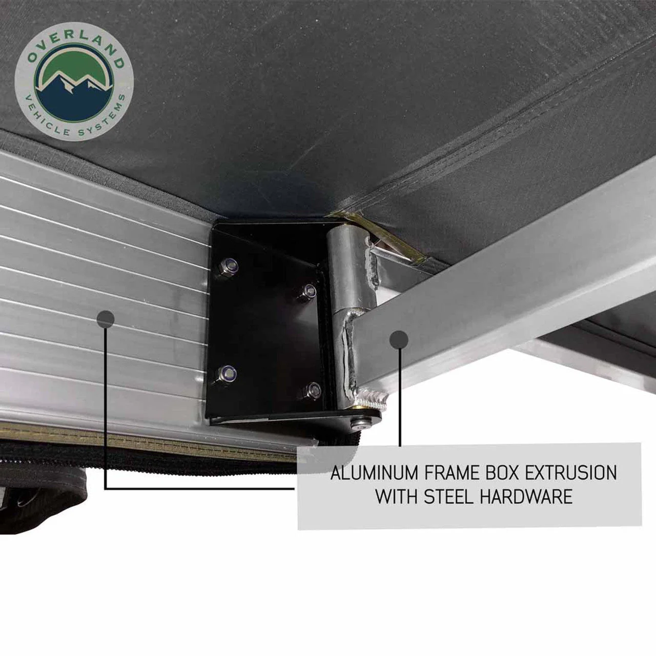 HD Nomadic 180 Degree Awning with Bracket Kit for Mid - High Roofline Vans - Image 8