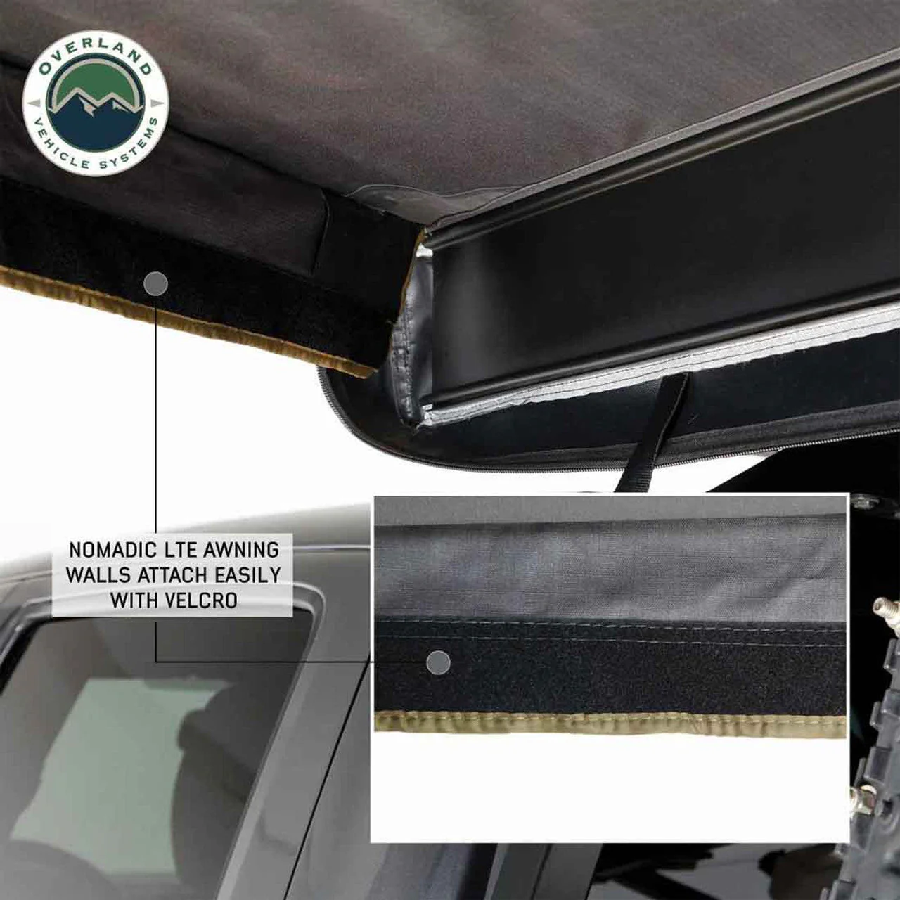 HD Nomadic 180 LTE Awning Wall with Windows - Image 5