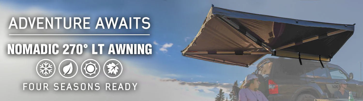 HD Nomadic 270 LT Awning & Wall 1, 2, & Mounting Brackets - Driver Side - Image 16