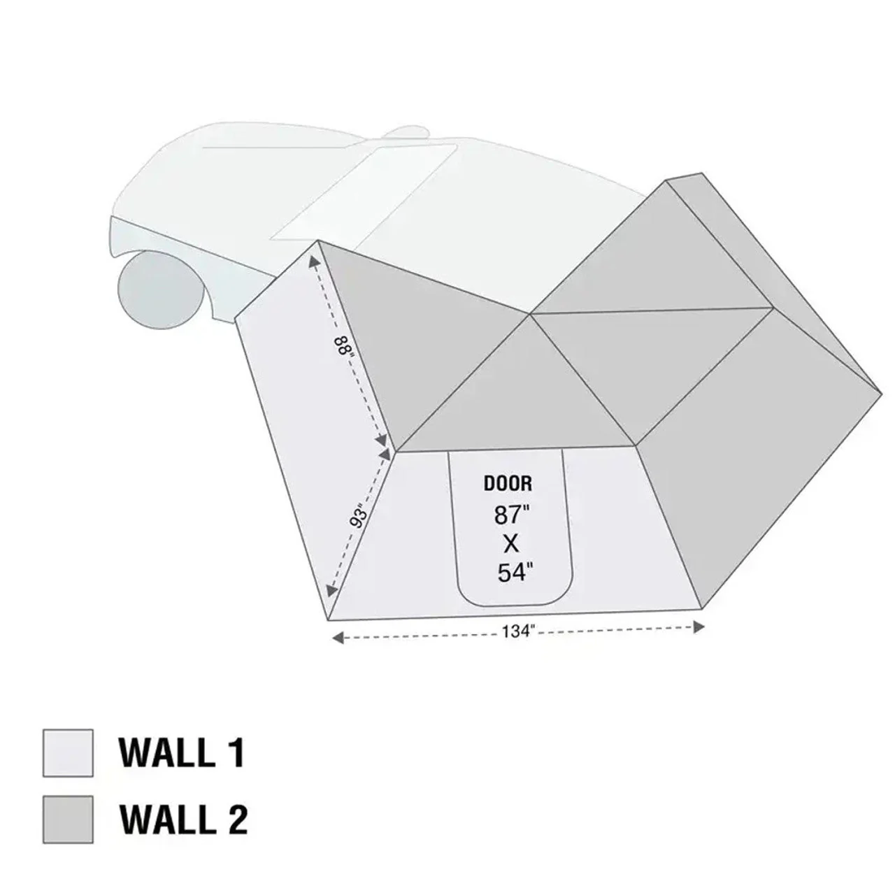 HD Nomadic 270 LT Awning & Wall 1, 2, & Mounting Brackets - Driver Side - Image 18