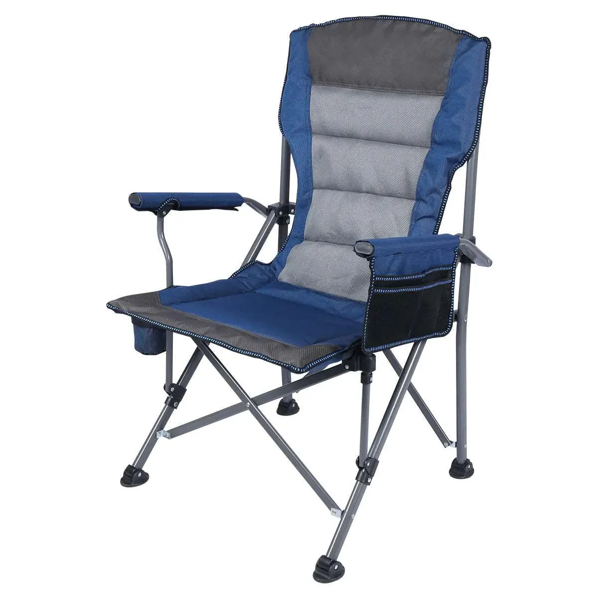 Heavy Duty Folding Camping Chair with High Back & Cup Holder - Image 7