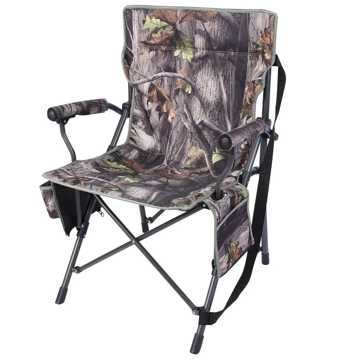Heavy Duty Folding Camping Chair with High Back & Cup Holder - Image 9