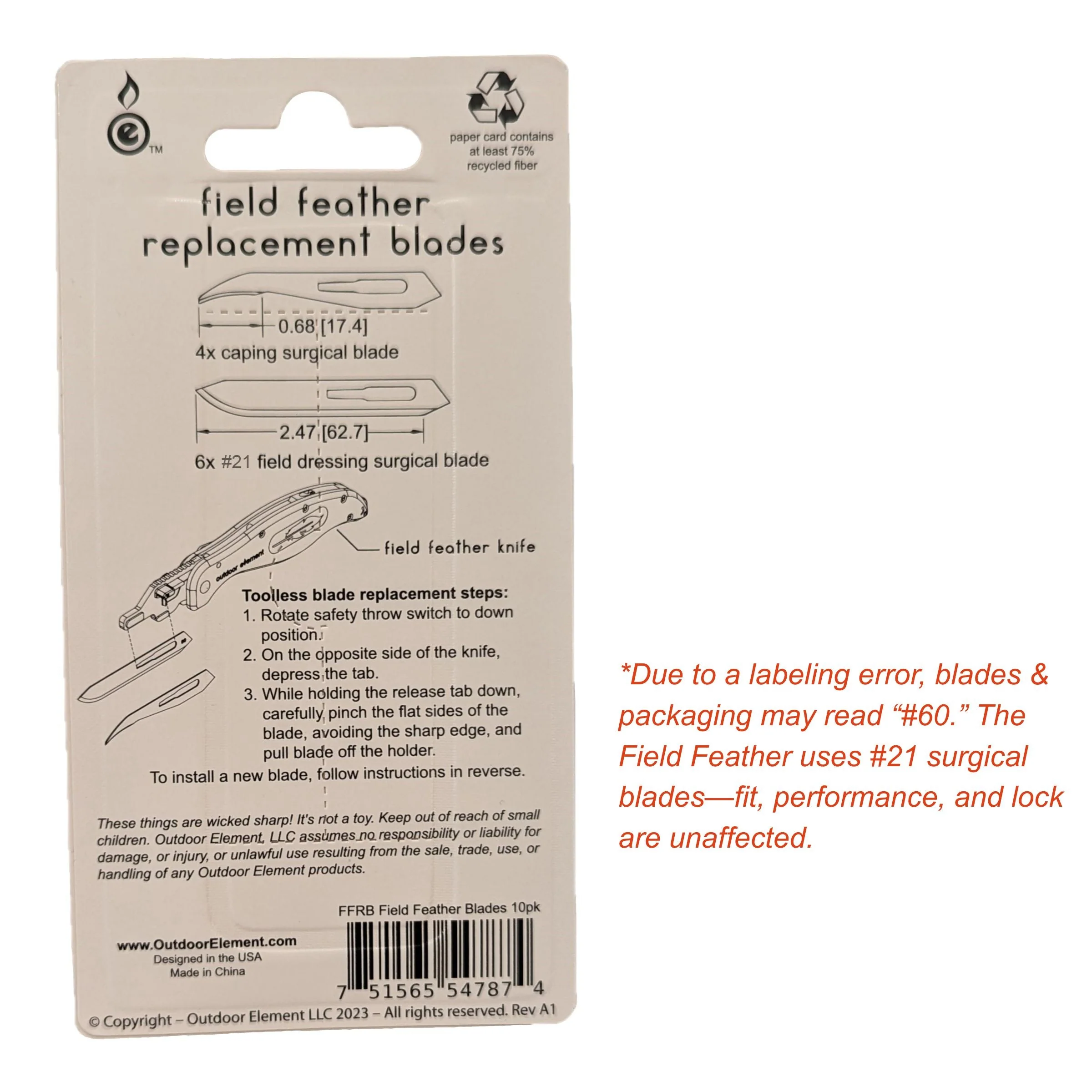 Hunting Surgical Blade Replacements 10pk - Image 4