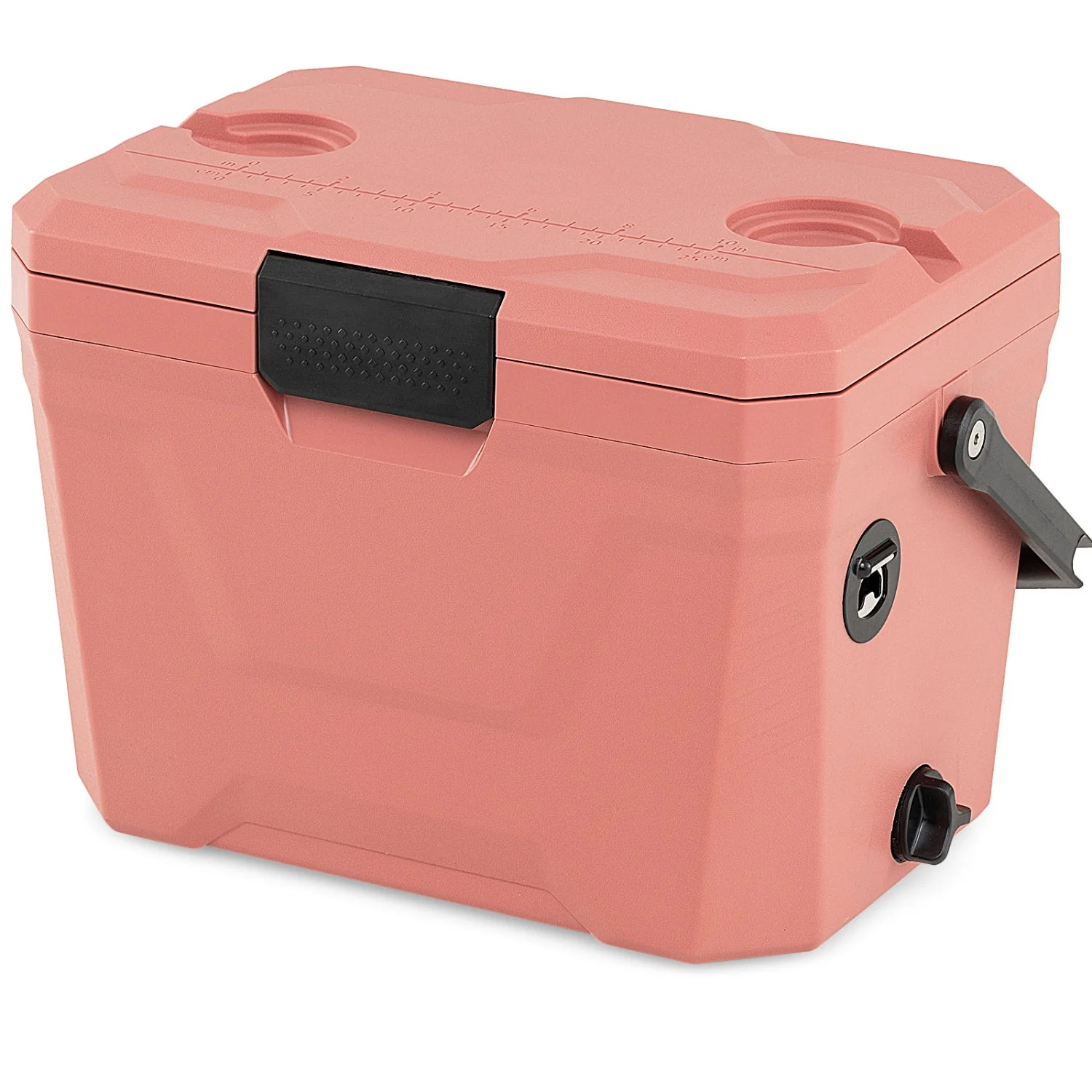 Insulated Portable Cooler Hard Shell Ice Chest with 2 Cup Holders - Image 20