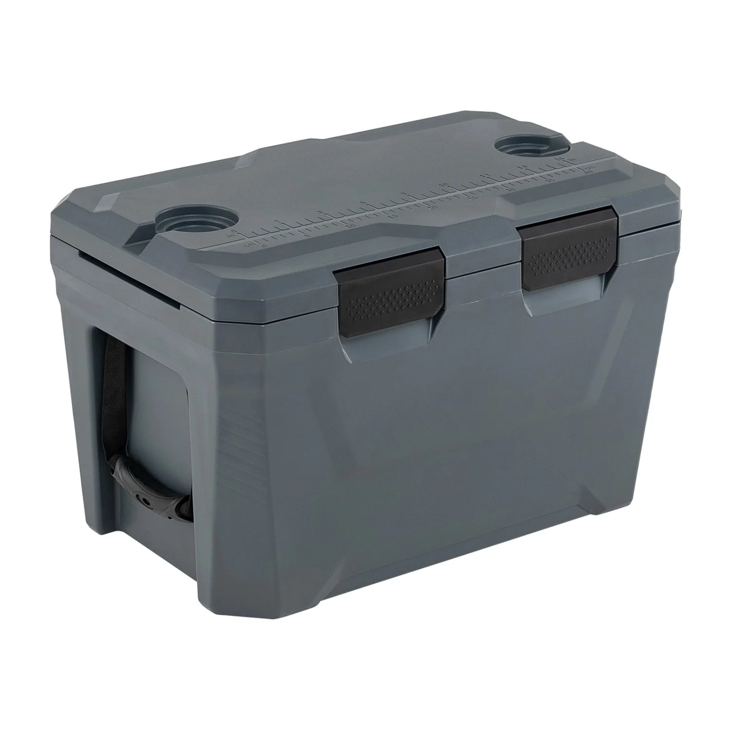 Insulated Portable Cooler Hard Shell Ice Chest with 2 Cup Holders Bottle Opener and Drain Plug - Image 11