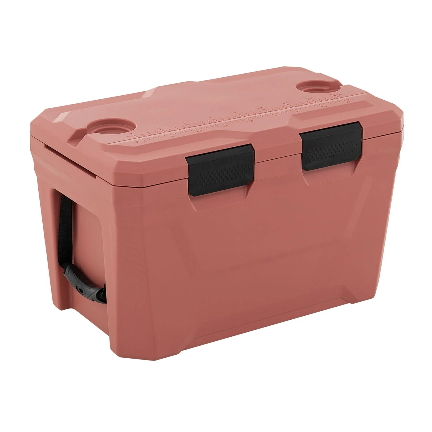 Insulated Portable Cooler Hard Shell Ice Chest with 2 Cup Holders Bottle Opener and Drain Plug - Image 19