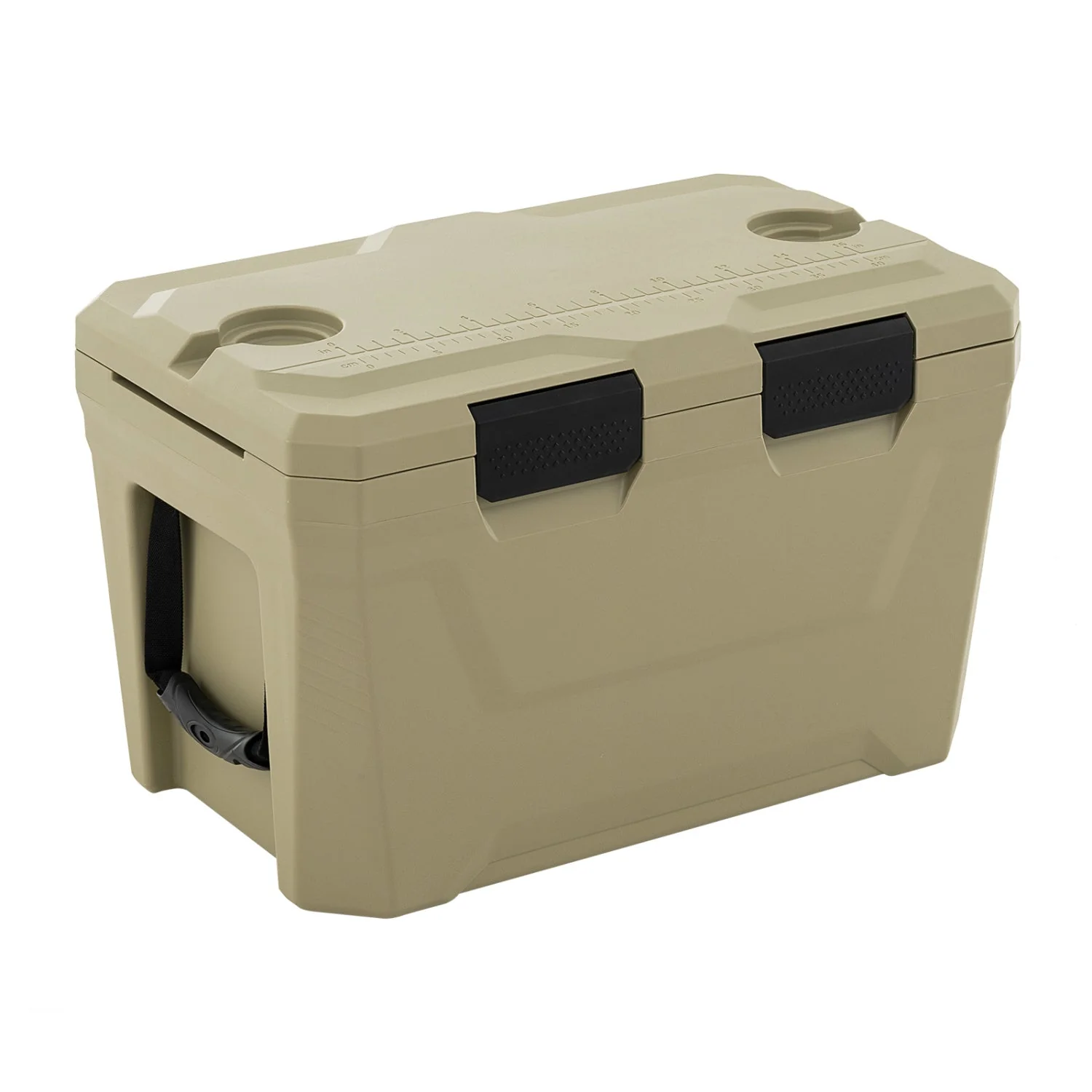 Insulated Portable Cooler Hard Shell Ice Chest with 2 Cup Holders Bottle Opener and Drain Plug - Image 27
