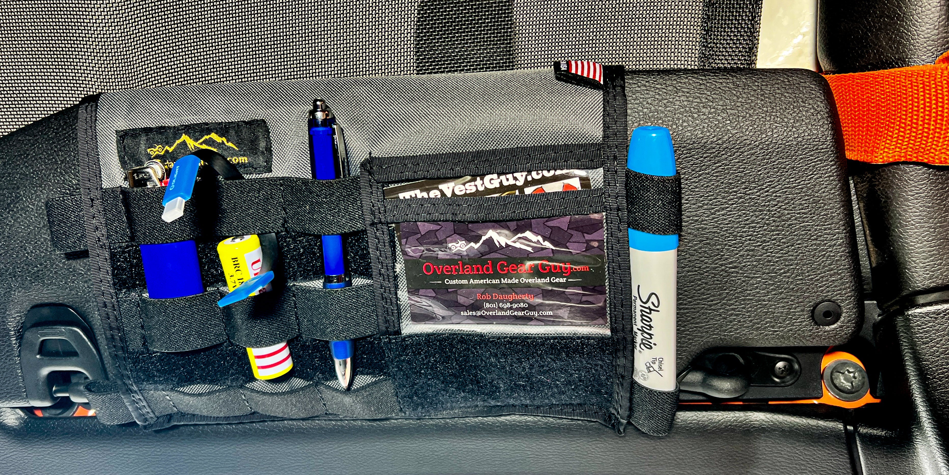 Jeep Gladiator MOLLE Visor Organizer - Tacoma Visor - Image 16