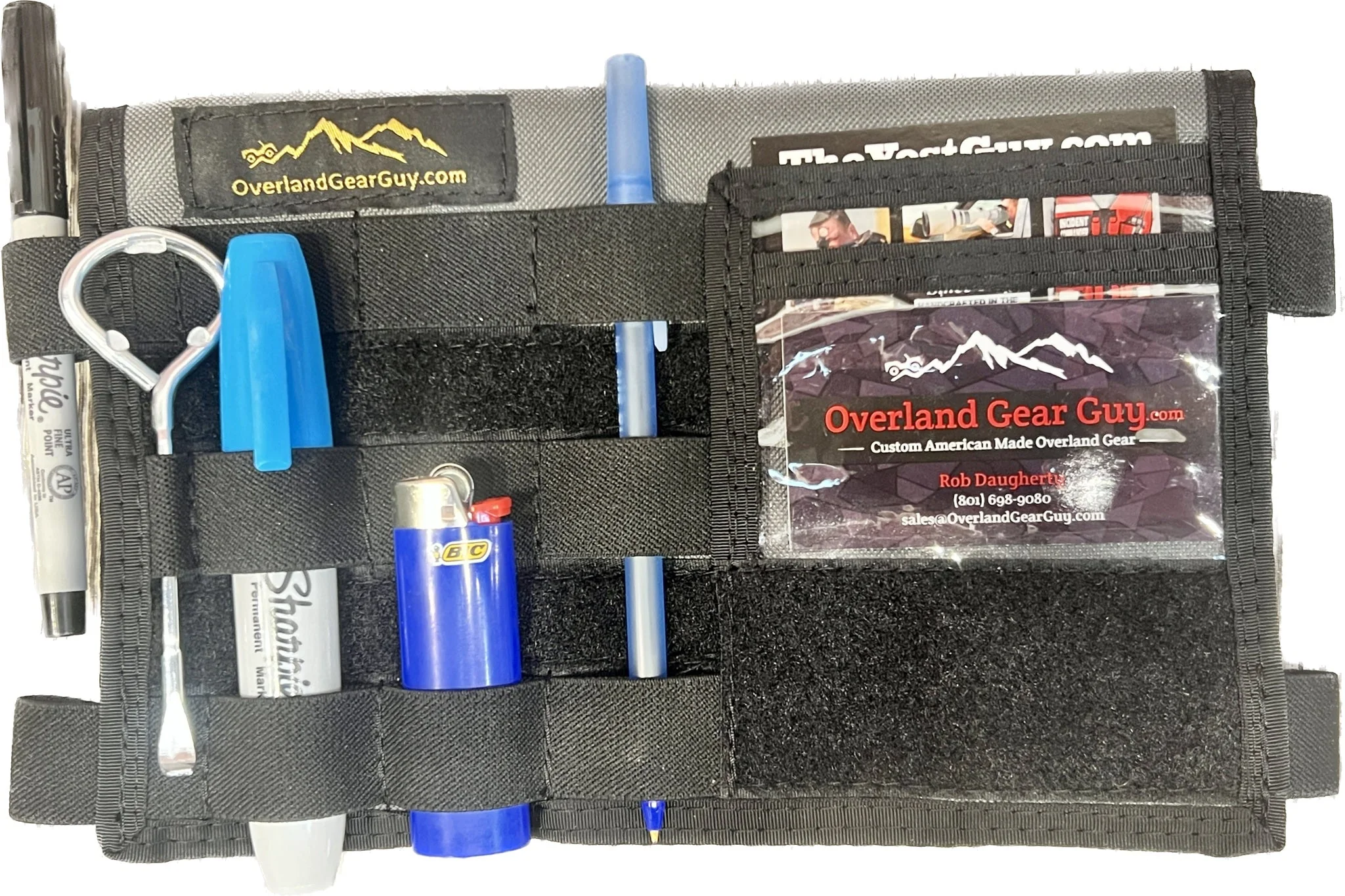 Jeep Gladiator MOLLE Visor Organizer - Tacoma Visor - Image 3