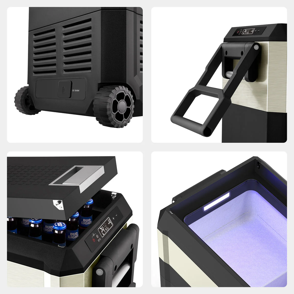JP40 Pro Dual Zone Wheeled Portable Freezer | ICECO | 40 LT - Image 11