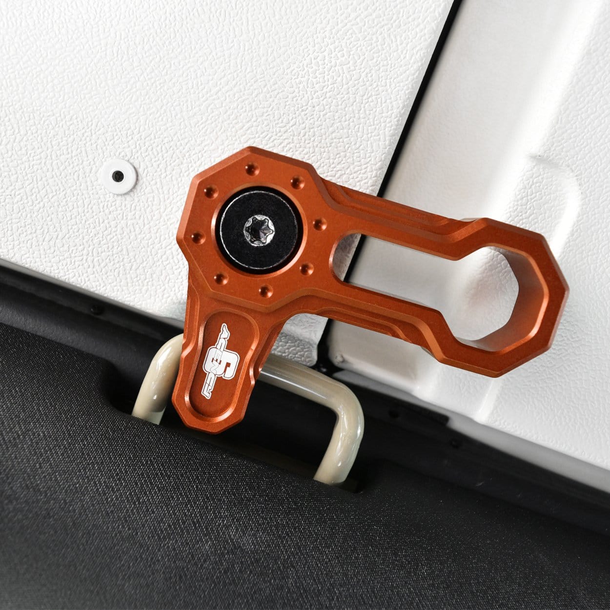 L-SHAPED ROOF LOCKS - JK JEEP (Set of 4) - ORANGE - Image 3