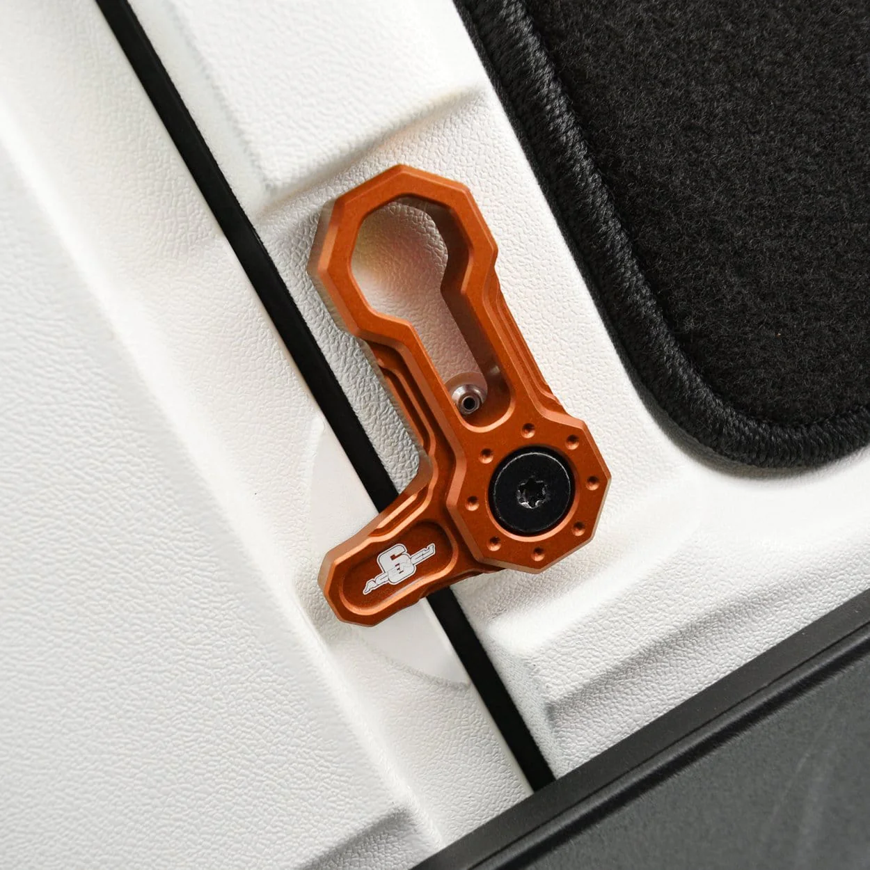 L-SHAPED ROOF LOCKS - JK JEEP (Set of 4) - ORANGE - Image 6