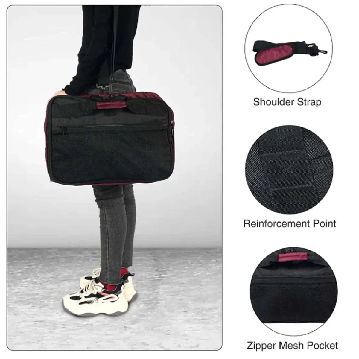 Large Duffle Bag with Wheels and Backpack Straps 100/120/140L - Image 12