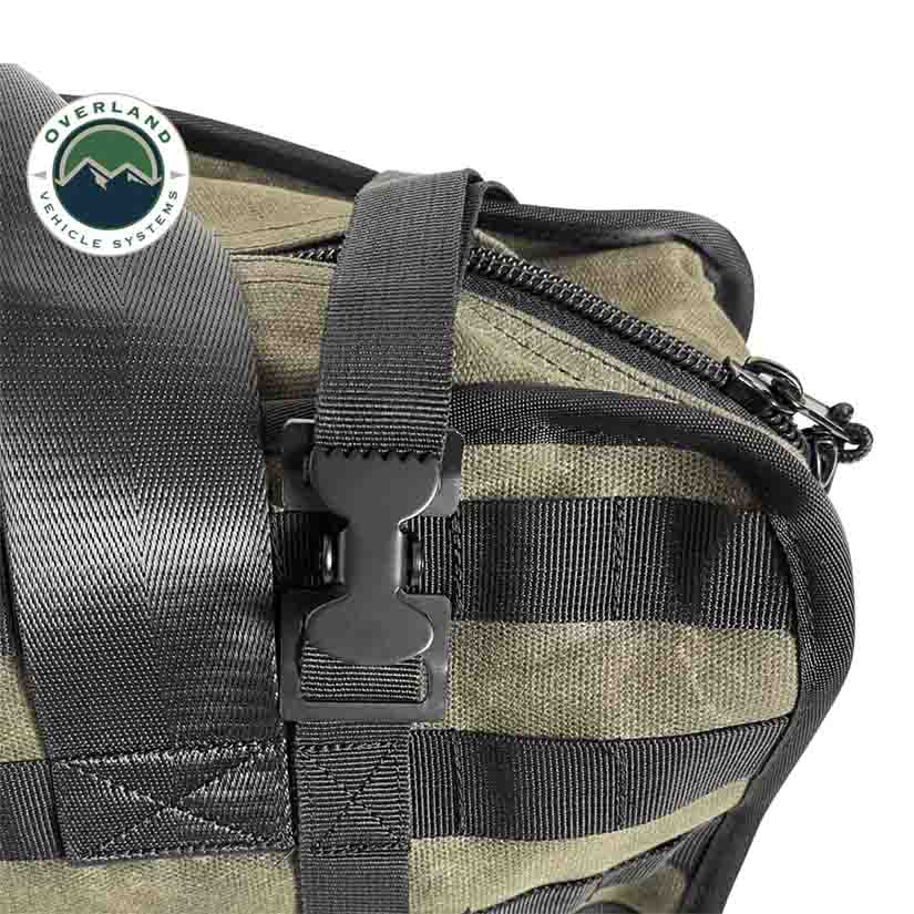 Large Recovery Bag with Handle & Straps - #16 Waxed Canvas Storage - Image 4