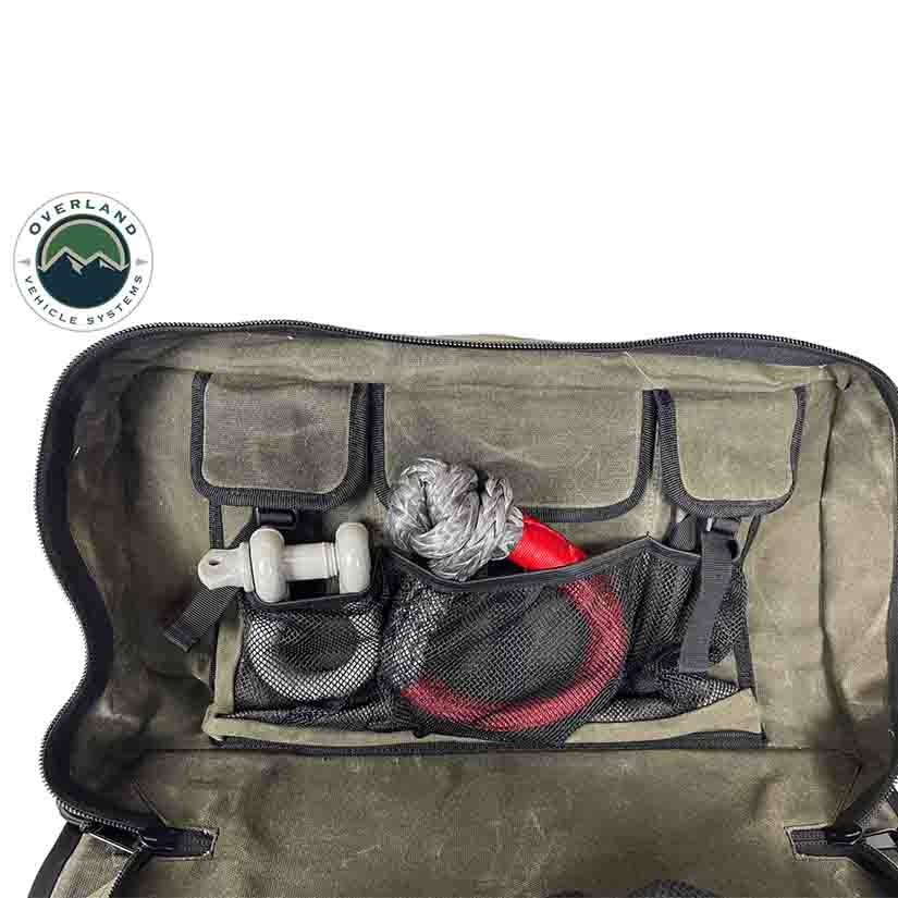 Large Recovery Bag with Handle & Straps - #16 Waxed Canvas Storage - Image 5