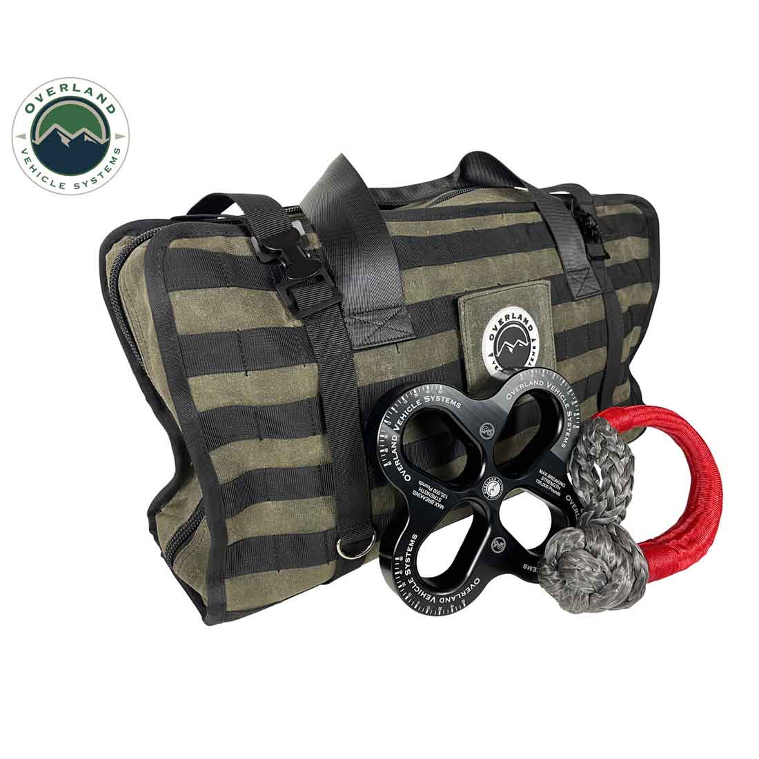 Large Recovery Bag with Handle & Straps - #16 Waxed Canvas Storage - Image 6