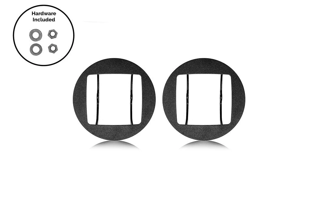 LED Fog Light Pod Replacement Mounting Brackets For 2005-2011 Toyota Tacoma - Image 2