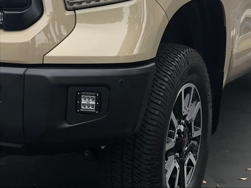 LED Fog Light Pod Replacements Brackets Kit For 2014-2021 Toyota Tundra - Image 9