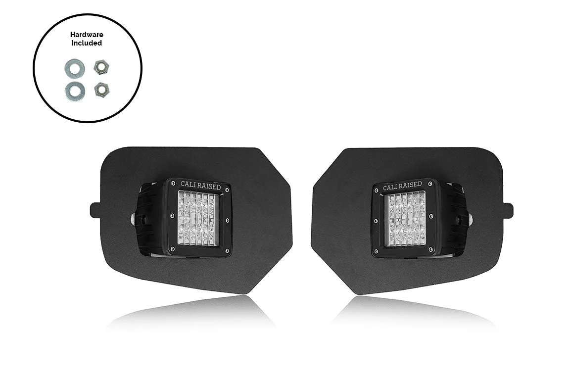 LED Fog Light Pod Replacements Brackets Kit For 2016-2023 Toyota Tacoma - Image 3