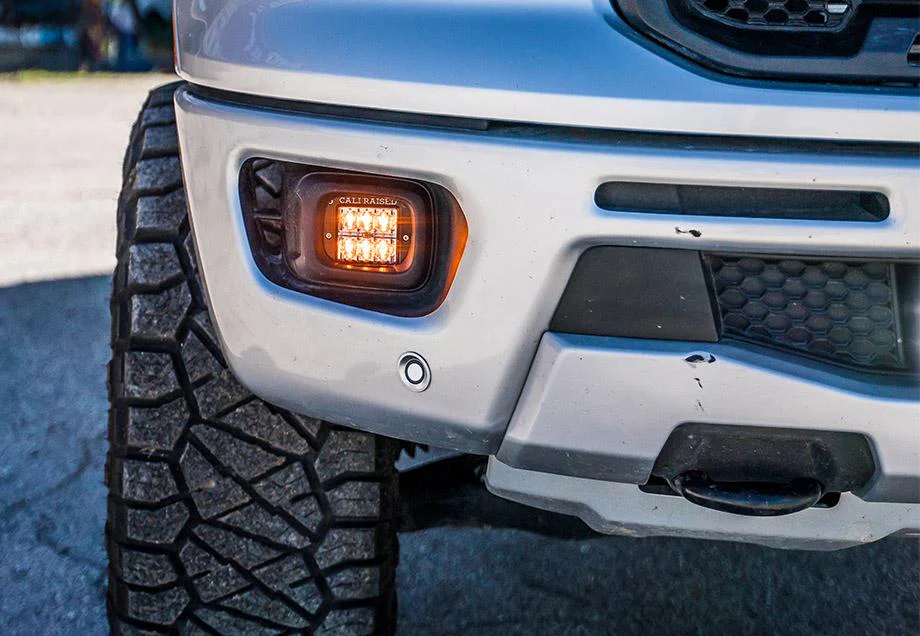 LED Fog Light Pod Replacements Brackets Kit For 2019-2024 Ford Ranger - Image 6