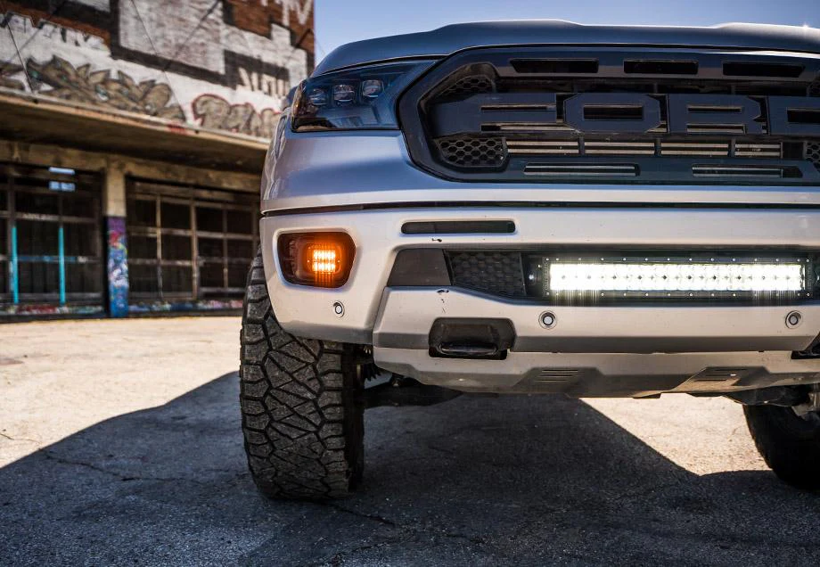 LED Fog Light Pod Replacements Brackets Kit For 2019-2024 Ford Ranger - Image 7