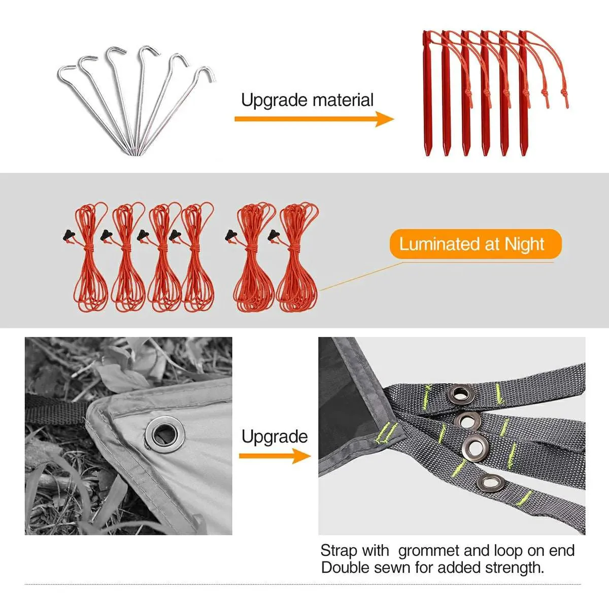 Lightweight Camping Tarp,Waterproof Tarp Shelter - Image 10