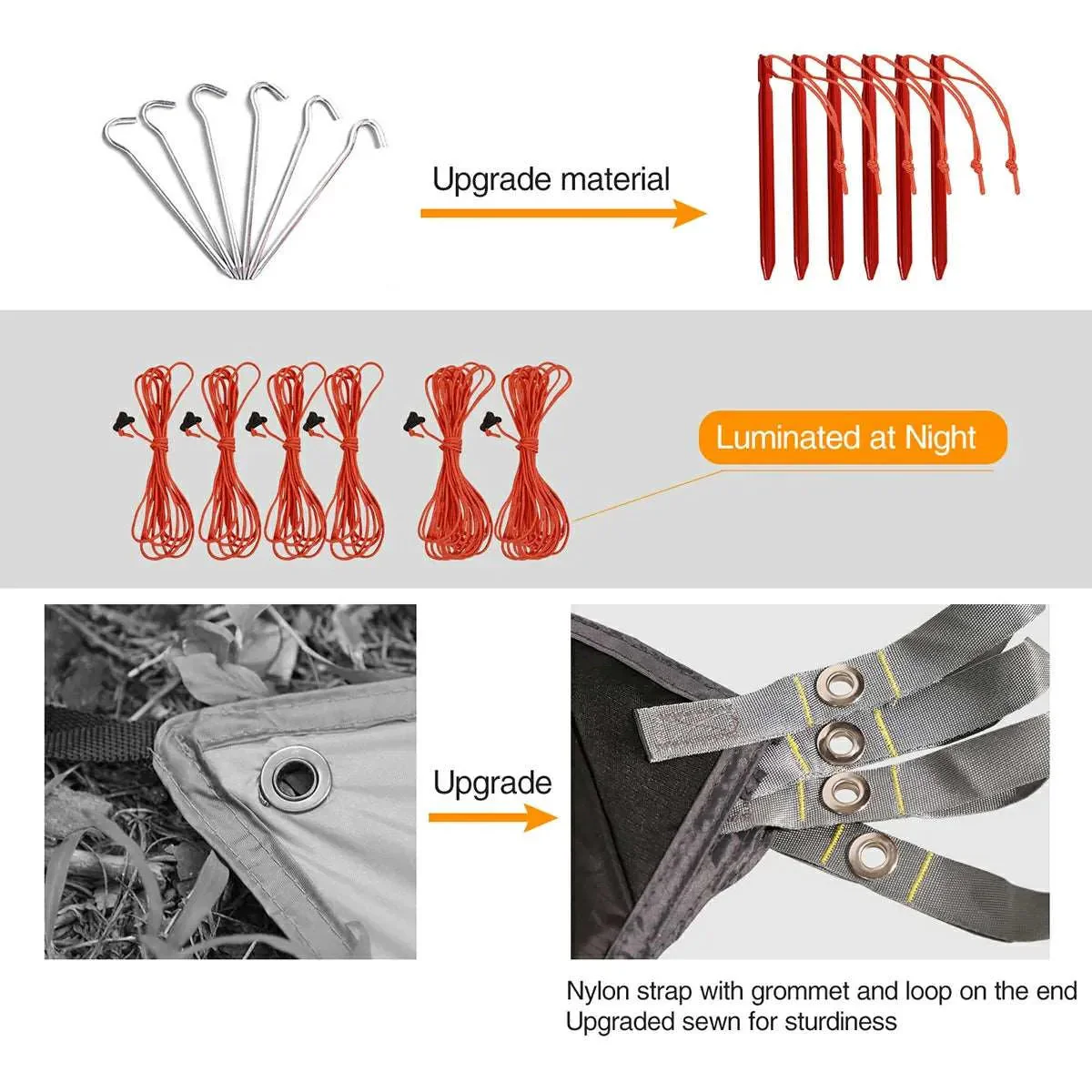 Lightweight Camping Tarp,Waterproof Tarp Shelter - Image 9