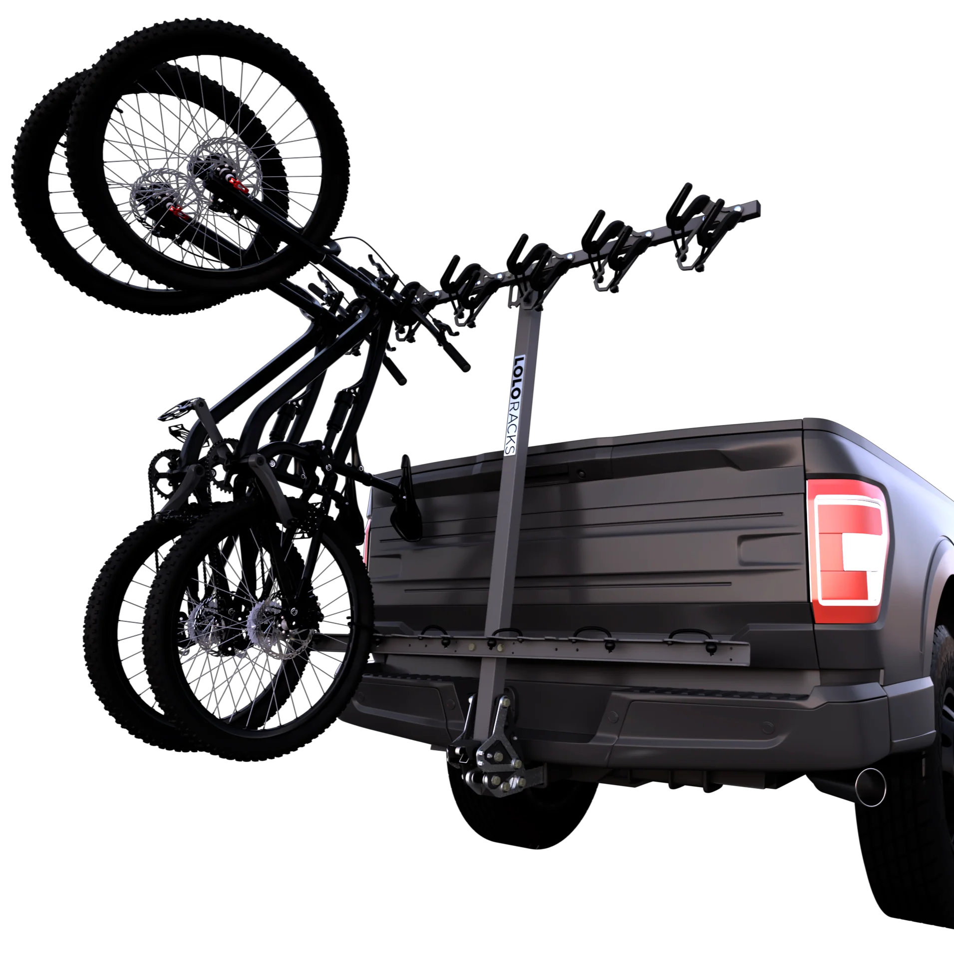 Lolo Racks 6 Bike Rack with Foot Activated Tilt - Image 3