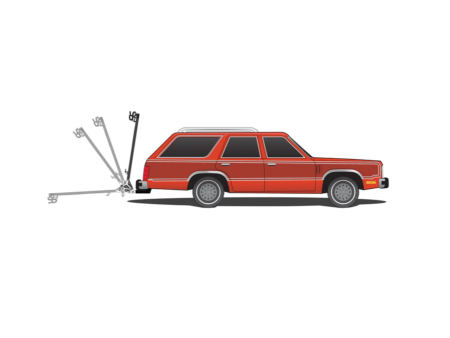 Lolo Racks 6 Bike Rack with Foot Activated Tilt - Image 7