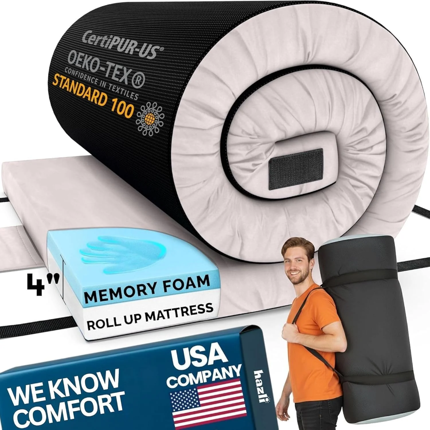 Matrix Air-Cell Memory Foam Camping Mattress - Image 76