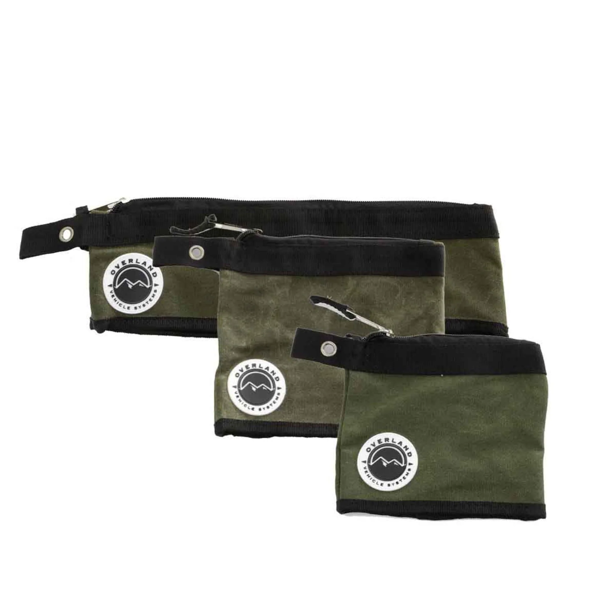 Medium Size 3-Bag Set of Storage Bags - #12 Waxed Canvas